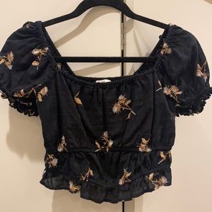 Off the Shoulder Crop Top